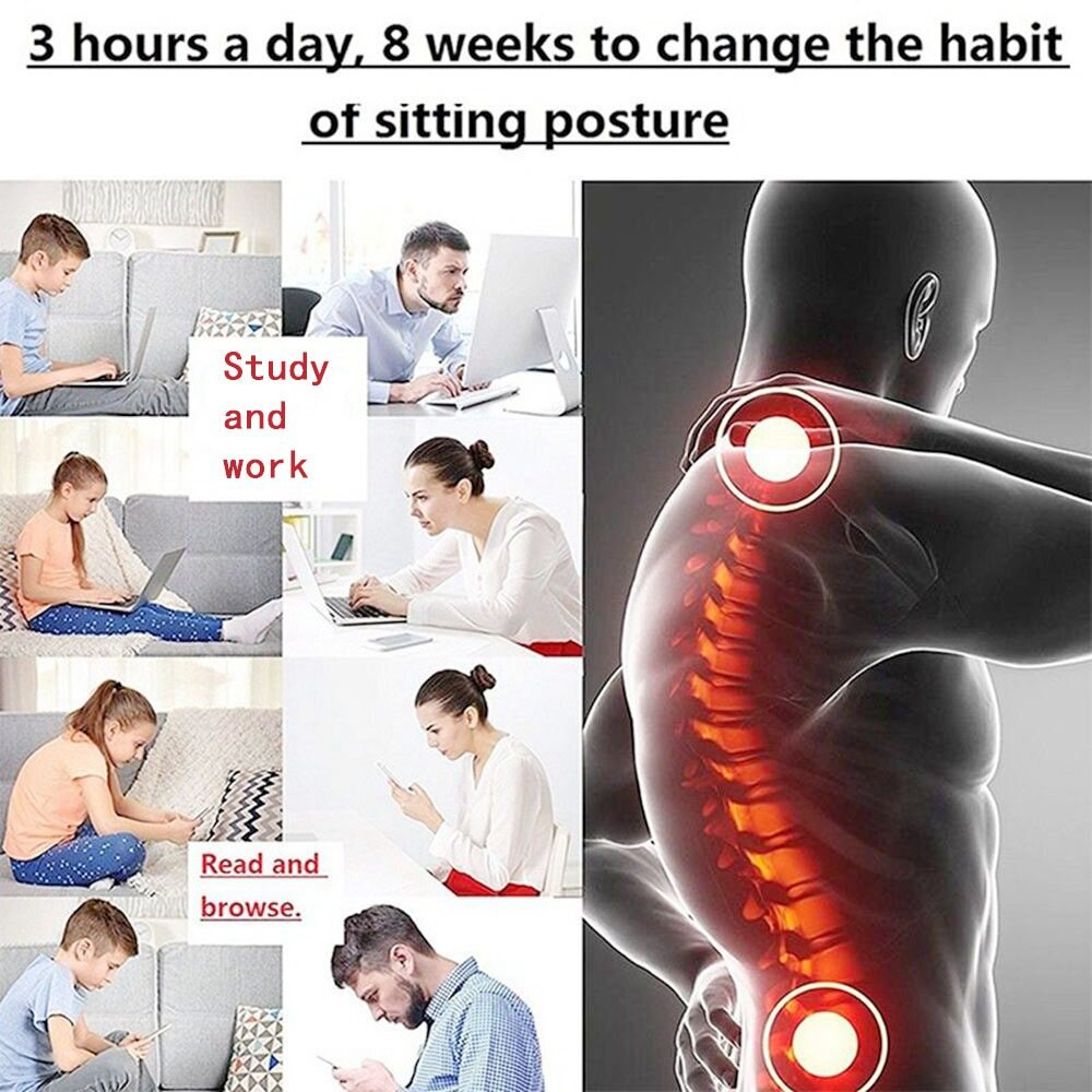 Adjustable Posture Support Brace — fit under clothing view