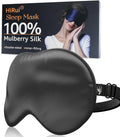 Mulberry Silk Sleep Mask in black — main product photo
