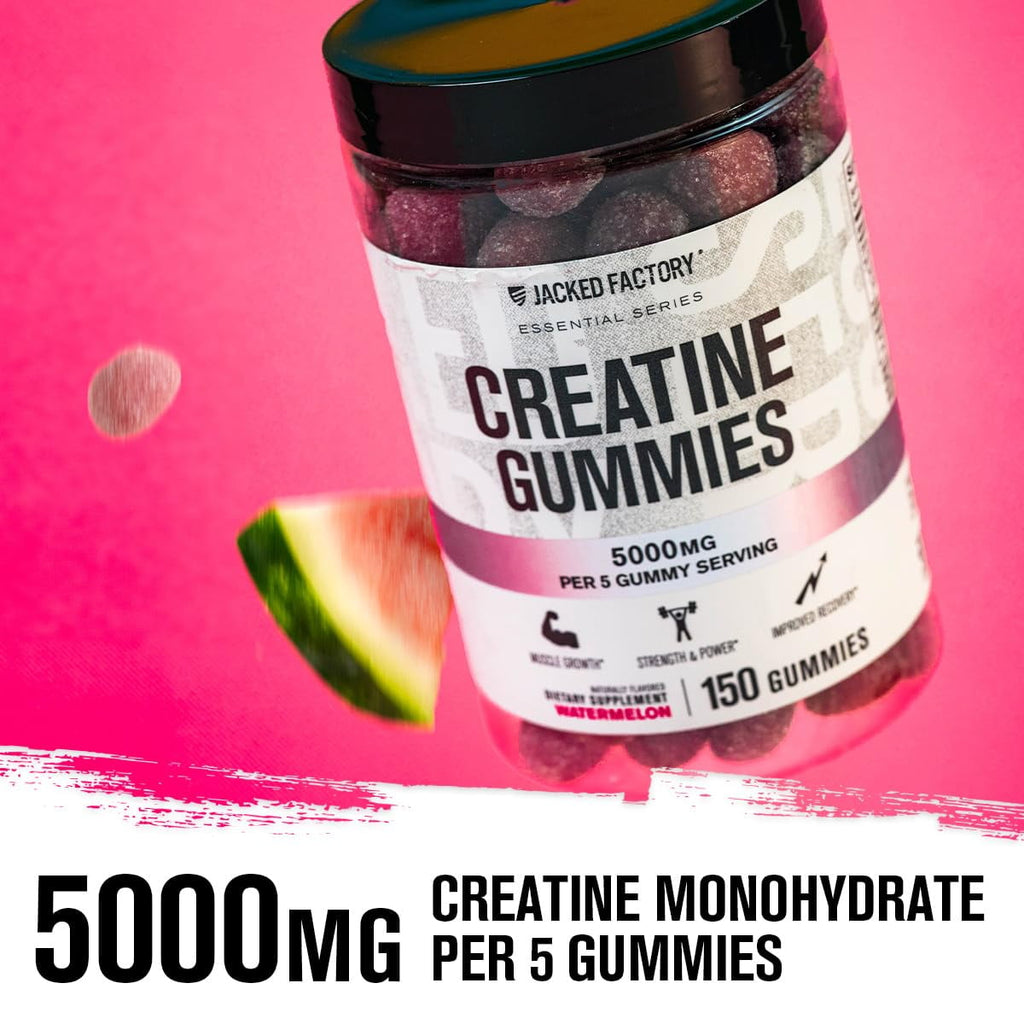 Creatine Monohydrate Gummies — label and ingredients view