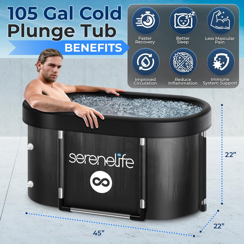 Portable Cold Plunge Tub — insulated wall construction view