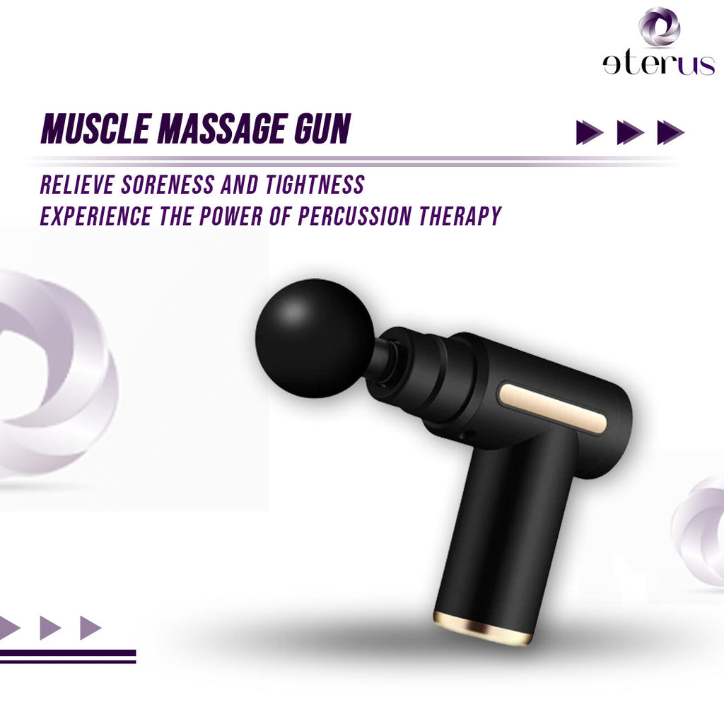 Percussion Massage Gun — in-use view