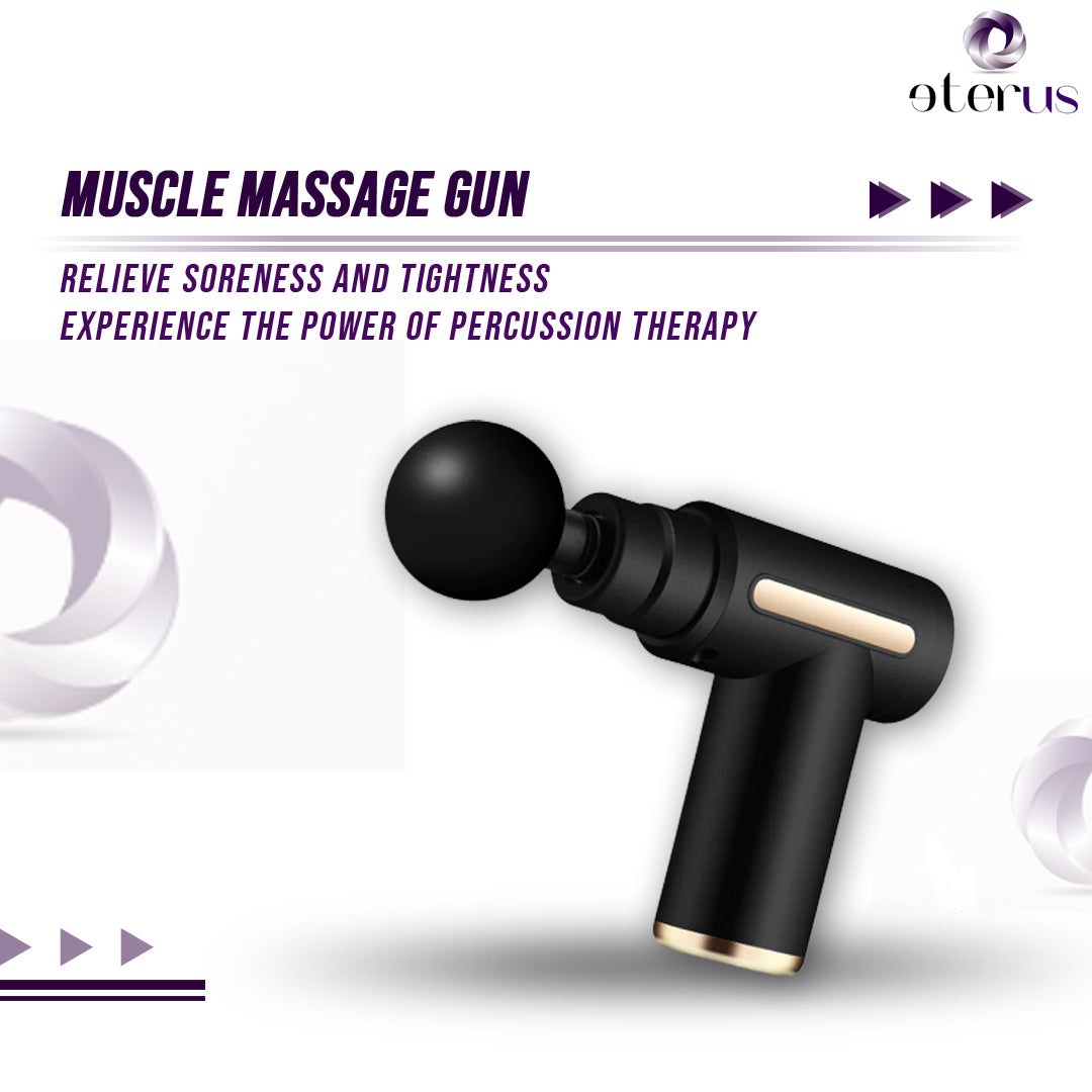 Percussion Massage Gun — in-use view