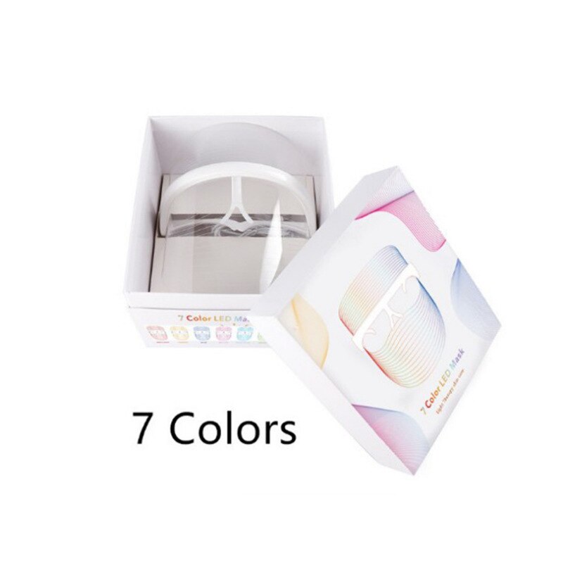 7-Color LED Facial Mask — in-use view