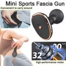 Mini Recovery Massage Gun in black