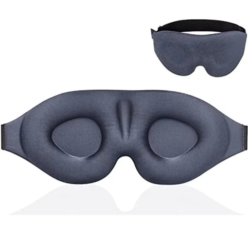 Soft Blackout Sleep Mask — light-blocking coverage view