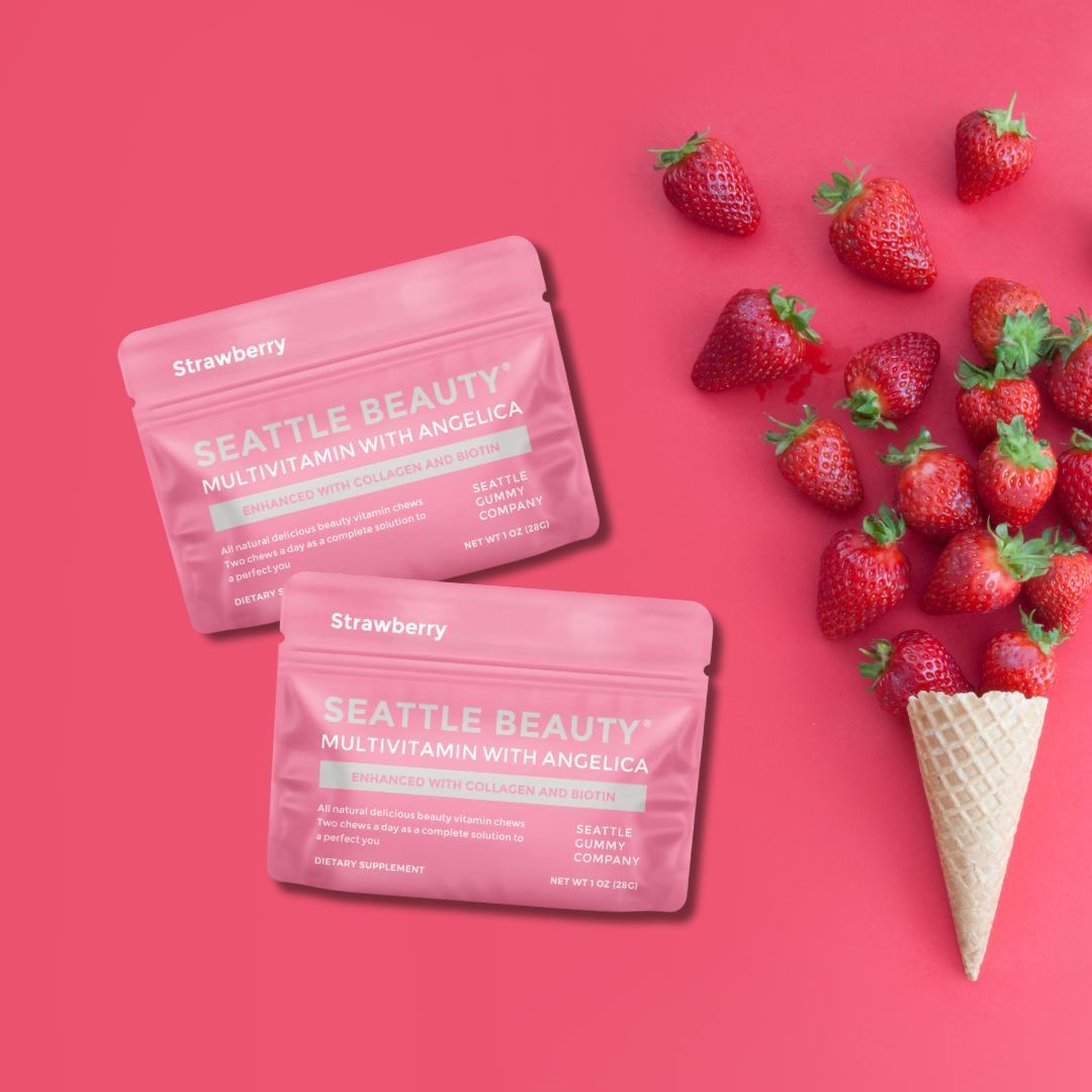 Strawberry Multivitamin Gummies — lifestyle view