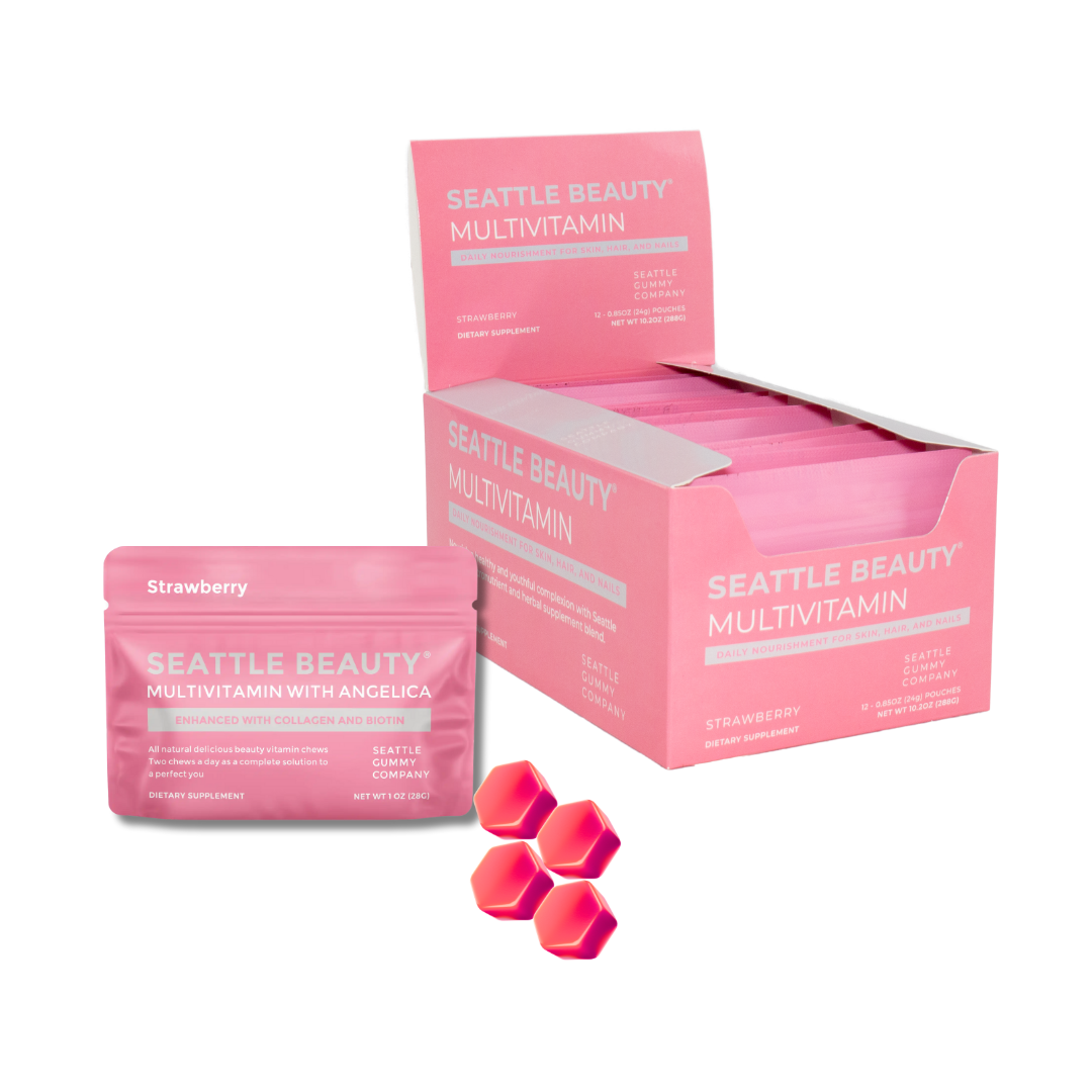 Strawberry Multivitamin Gummies — bottle detail view