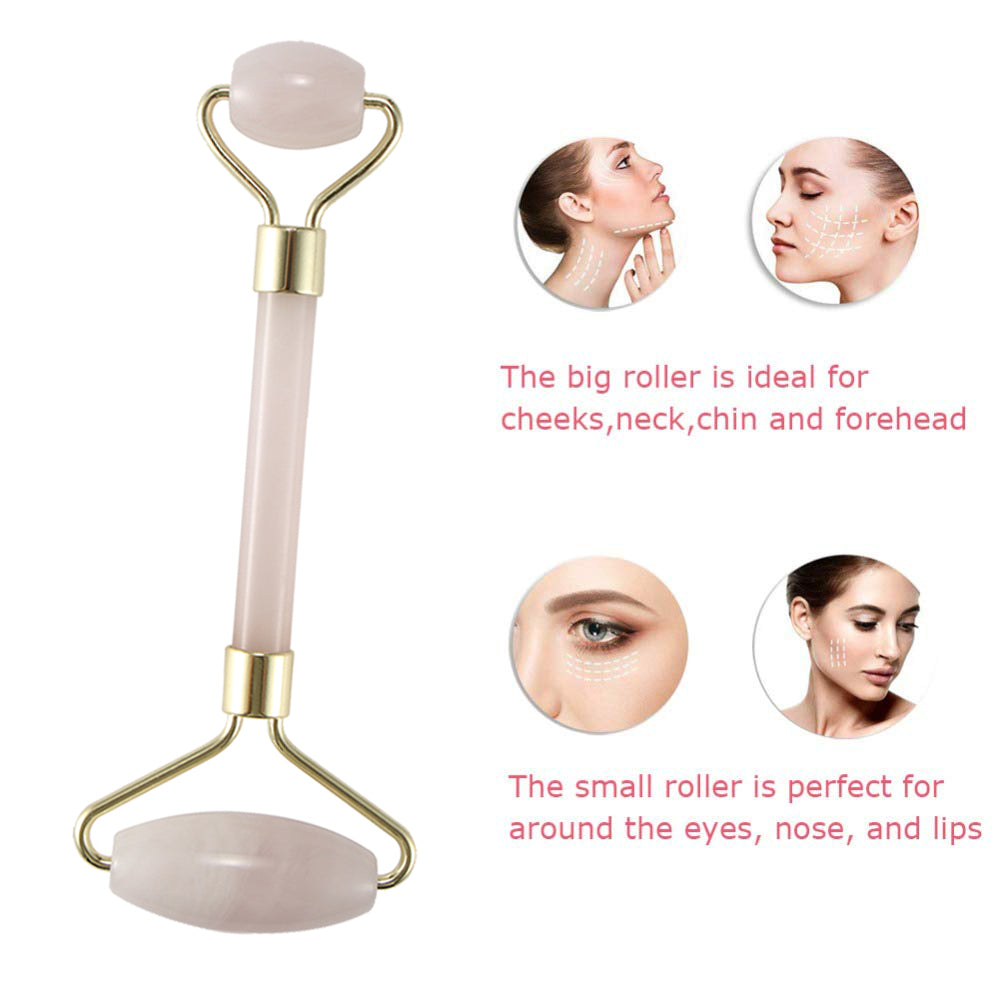 Cooling Crystal Face Roller — roller head detail view