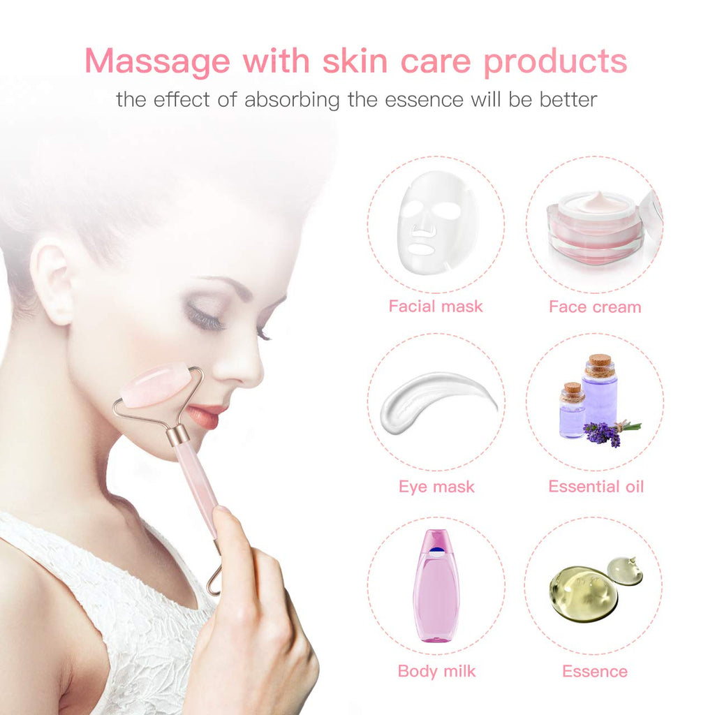 Cooling Crystal Face Roller — size reference view